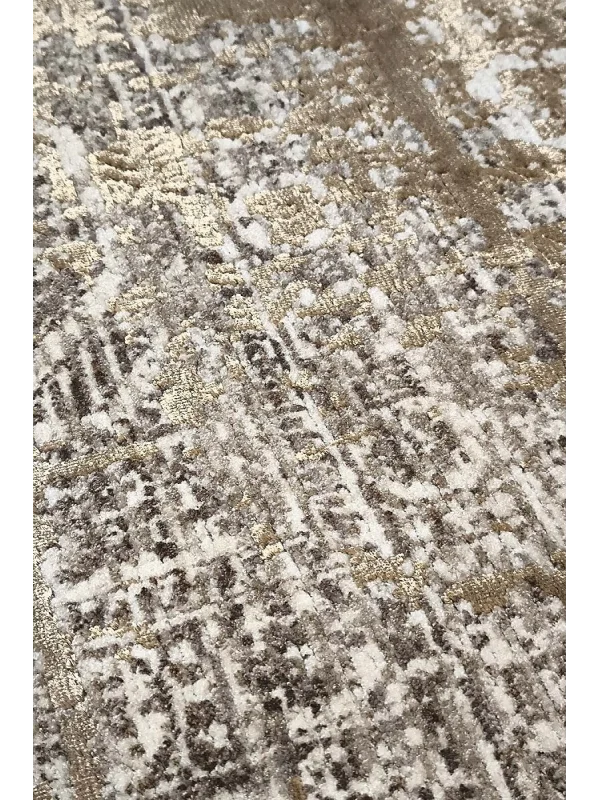 DESTAN Vintage 04 El Dokuma Motifli Viskon 100 Tarak Özel Tezgah Makine Halısı