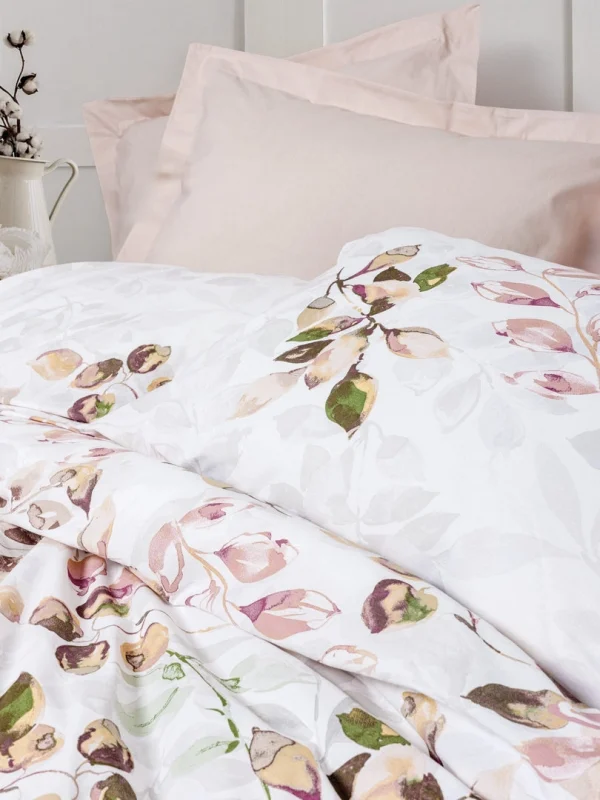 Cottonbox Modeline Ranforce Brice Bej Çift Kişilik Nevresim Takımı