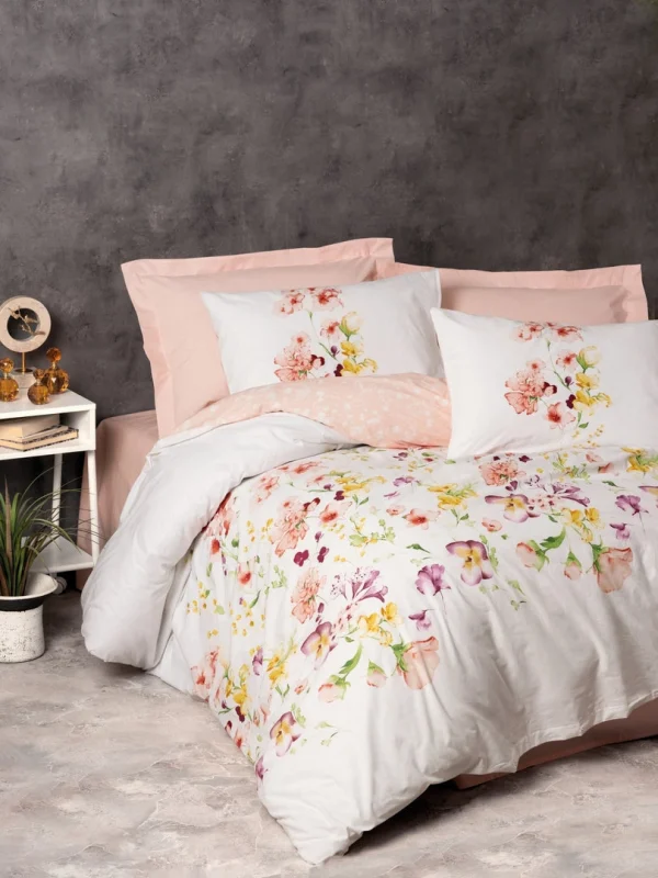 Cottonbox Modeline Ranforce Emma Somon Çift Kişilik Nevresim Takımı