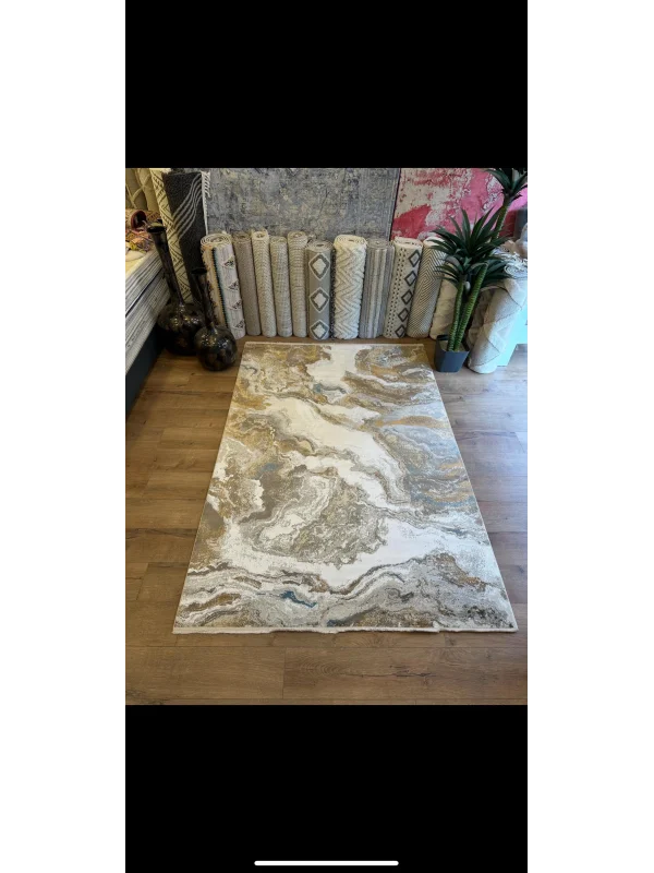 Destan Exclusive Touch 673M  Sık Dokuma Özel Tezgahlarda Üretilen Modern Makine Halısı