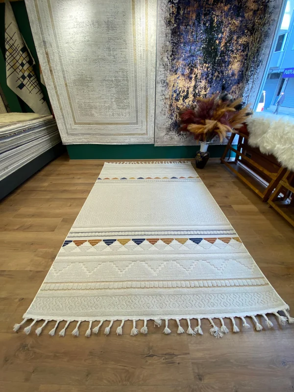 Destan Halı LUPİN 18501 Iskandinav Tarz Dokuma Modern Desenli Halı