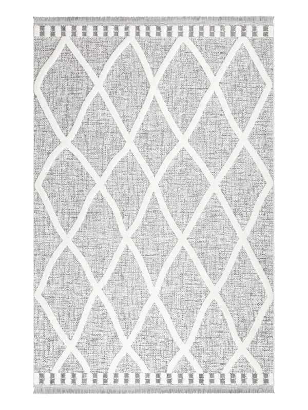 Destan Halı Almond 11405 Iskandinav Tarz Dokuma Modern Desenli Halı