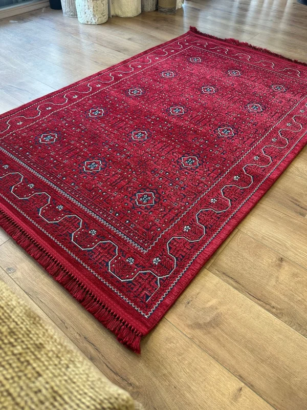 Destan Halı AN02 Anadolu Kilim Etnik Desenli Makinede Yıkanabilir Halı