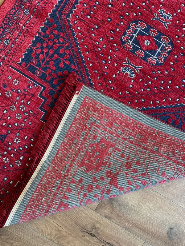 Destan Halı AN04 Anadolu Kilim Etnik Desenli Makinede Yıkanabilir Halı