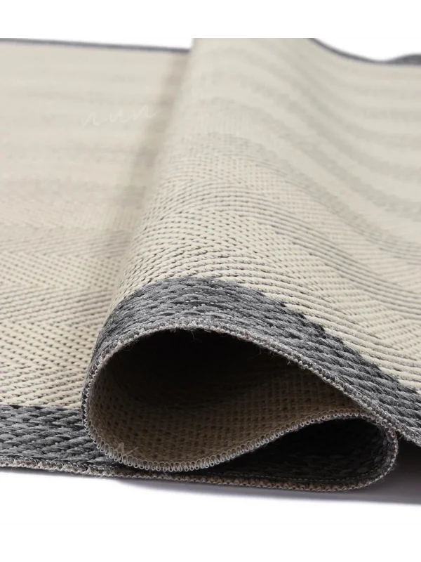 Destan halı AS02 Sisal Bordürlü Çerçeveli Jüt Sisal Modern Dekoratif Halı