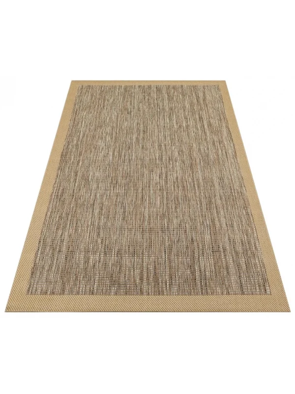 Destan halı AS03 Sisal Bordürlü Çerçeveli Jüt Sisal Modern Dekoratif Halı
