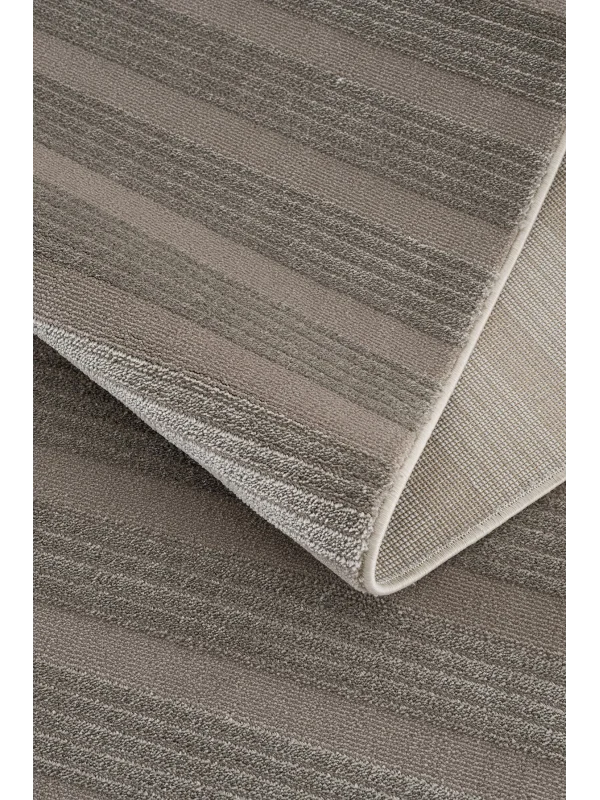 Destan Halı Dark Pulse Robot Süpürgeye Uygun Modern Desenli Kolay Temizlenebilir Salon Halısı A2316B Vizon