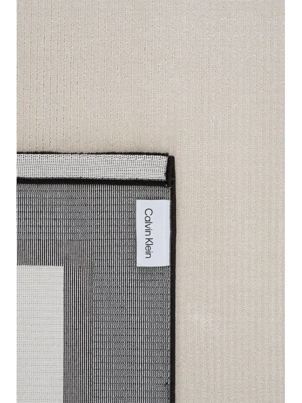 Destan Halı Dark Pulse Robot Süpürgeye Uygun Modern Desenli Kolay Temizlenebilir Salon Halısı A2323G Krem Siyah