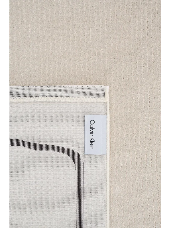 Destan Halı Dark Pulse Robot Süpürgeye Uygun Modern Desenli Kolay Temizlenebilir Salon Halısı A2374G Krem Siyah