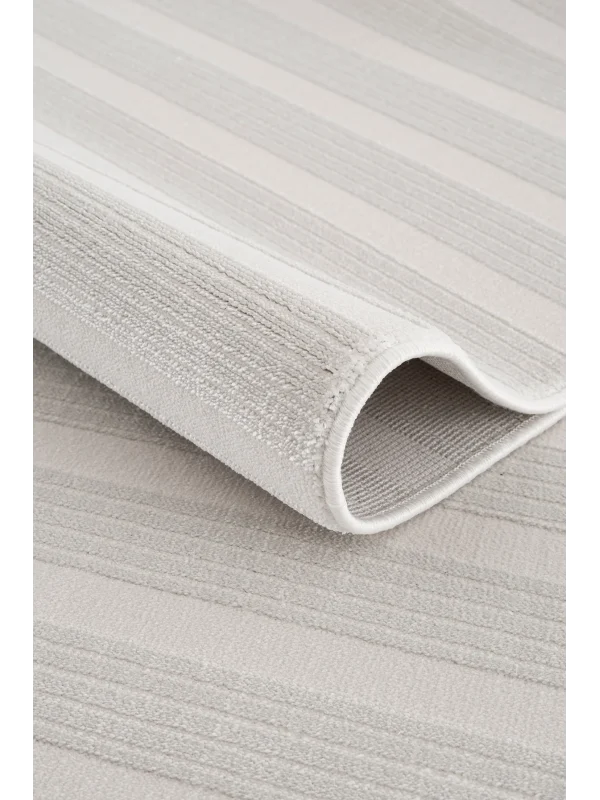 Destan Halı Dark Pulse Robot Süpürgeye Uygun Modern Desenli Kolay Temizlenebilir Salon Halısı Dark Pulse A2316A Krem