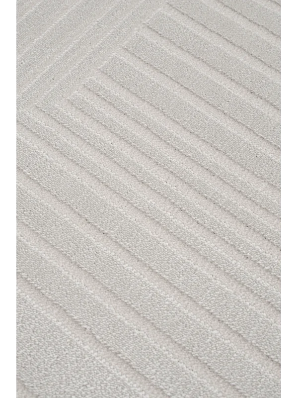 Destan Halı Dark Pulse Robot Süpürgeye Uygun Modern Desenli Kolay Temizlenebilir Salon Halısı Dark Pulse A2371A Krem