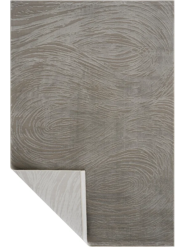 Destan Halı Dark Pulse Robot Süpürgeye Uygun Modern Desenli Kolay Temizlenebilir Salon Halısı Dark Pulse A2373B Vizon