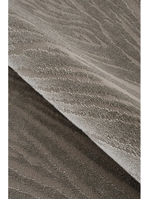 Destan Halı Dark Pulse Robot Süpürgeye Uygun Modern Desenli Kolay Temizlenebilir Salon Halısı Dark Pulse A2373B Vizon