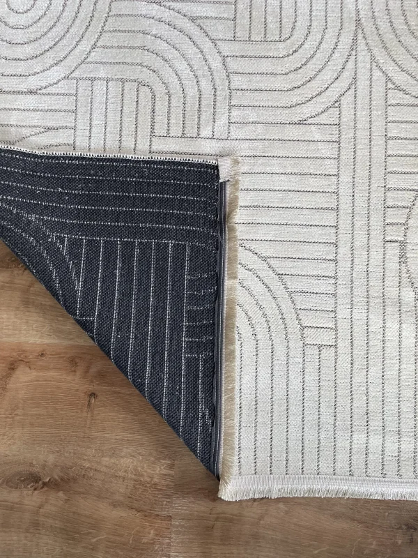 Destan Halı Dokuma Pamuk Taban Kaydırmaz Model Bodo Vizon