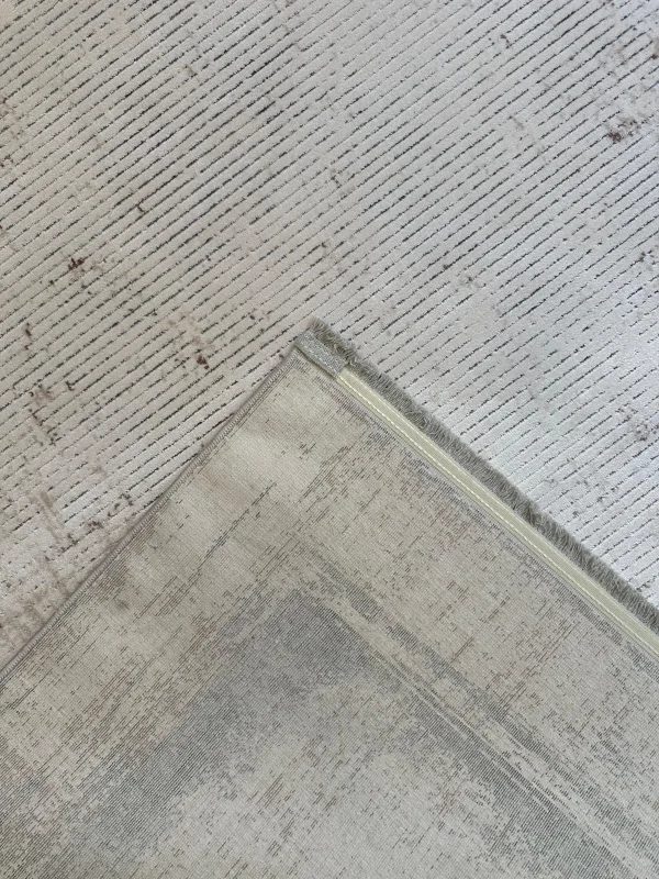 Destan Halı Eskitme Desenli Yumuşak Dokulu Viskon Salon Halısı NV03