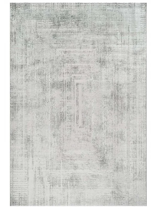 Destan Halı Essential Robot Süpürgeye Uygun Modern Desenli Kolay Temizlenebilir Salon Halısı Essential A2448B Krem Gri