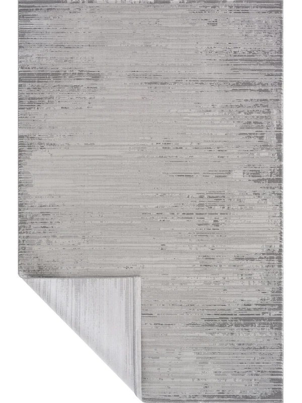 Destan Halı Essential Robot Süpürgeye Uygun Modern Desenli Kolay Temizlenebilir Salon Halısı Essential A2454C Gri