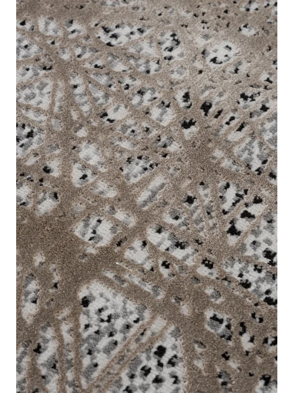 Destan Halı Essential Robot Süpürgeye Uygun Modern Desenli Kolay Temizlenebilir Salon Halısı Essential A2520F Vizon