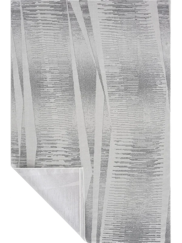 Destan Halı Essential Robot Süpürgeye Uygun Modern Desenli Kolay Temizlenebilir Salon Halısı Essential A2449B Krem Gri