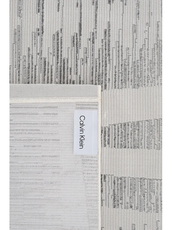 Destan Halı Essential Robot Süpürgeye Uygun Modern Desenli Kolay Temizlenebilir Salon Halısı Essential A2449B Krem Gri