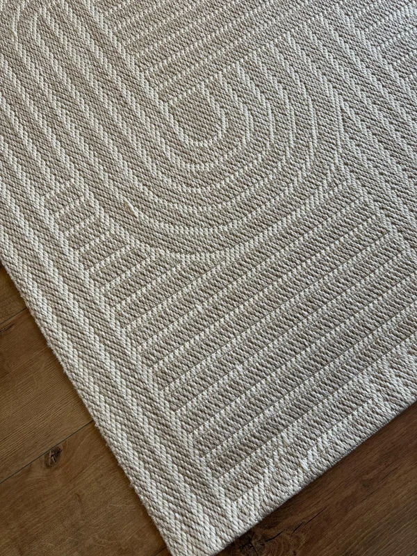 Destan Halı Europa Sisal EU01 Leke Tutmaz ve Dayanıklı Sisal Mutfak Koridor Halısı