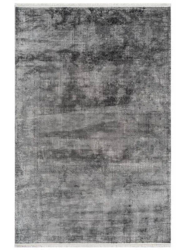 Destan Halı Heaven Robot Modern Desenli Kolay Temizlenebilir Salon Halısı A3533D GRİ SİYAH