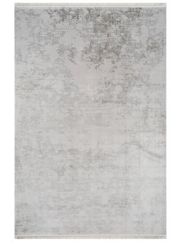 Destan Halı Heaven Robot Modern Desenli Kolay Temizlenebilir Salon Halısı A3533F GRİ GOLD