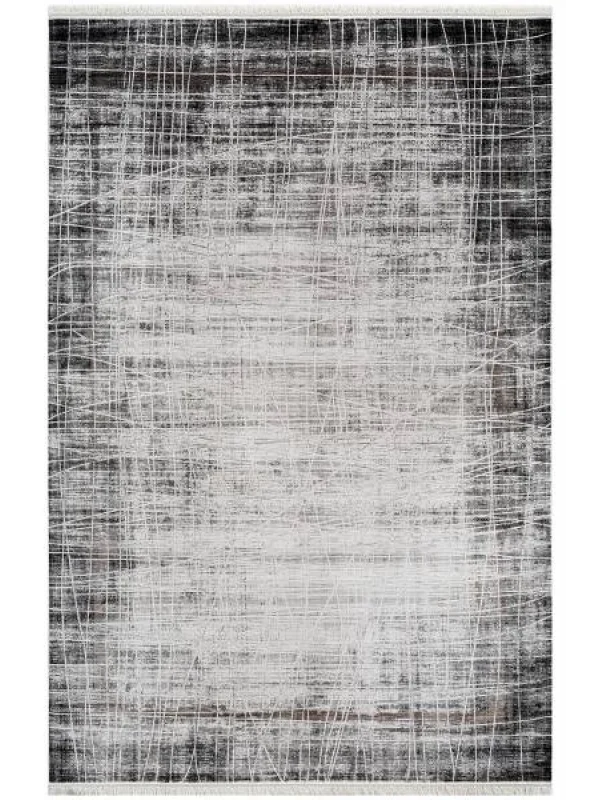 Destan Halı Heaven Robot Modern Desenli Kolay Temizlenebilir Salon Halısı A3536A GRİ KİREMİT