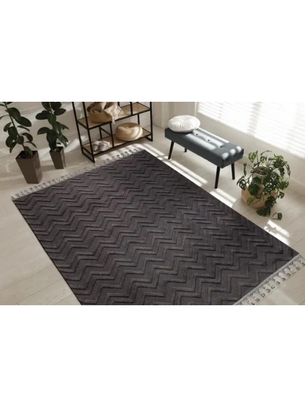 Destan Halı Ipek Lux 11700 Modern İskandinav Hav Toz Vermez Etnik Modern Makine Halısı