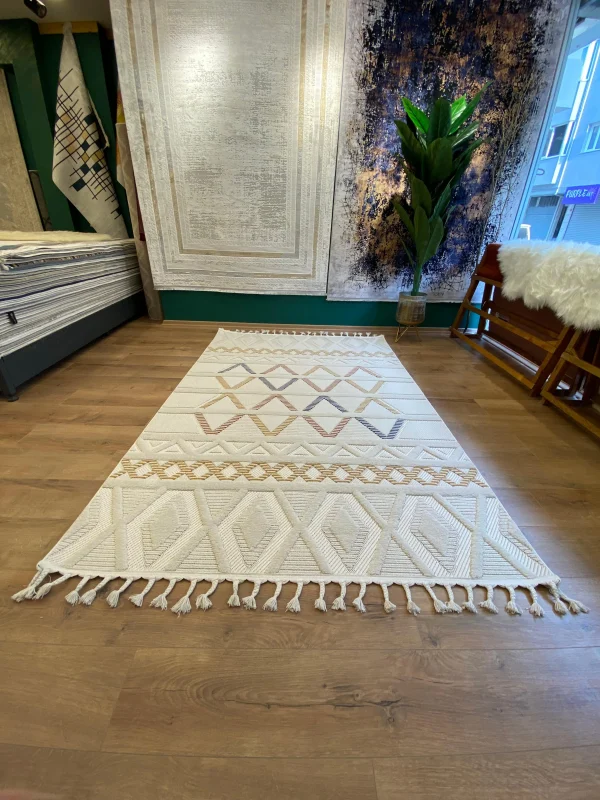 Destan Halı Lupin 18500 Iskandinav Tarz Dokuma Modern Desenli Halı