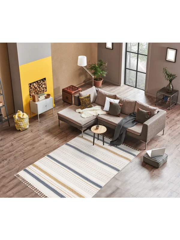 Destan Halı LUPİN 18504 Iskandinav Tarz Dokuma Modern Desenli Halı