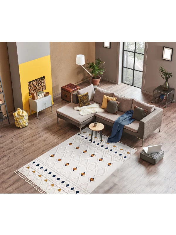 Destan Halı LUPİN 18502 Iskandinav Tarz Dokuma Modern Desenli Halı