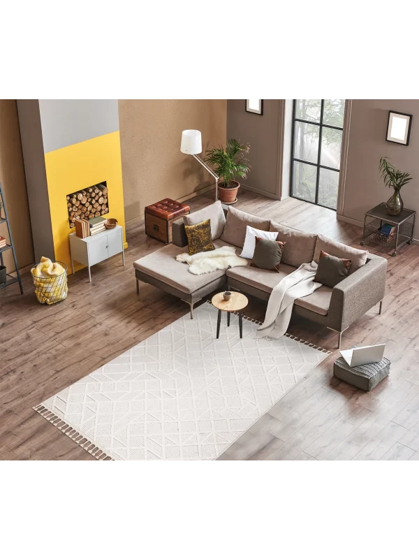 Destan Halı LUPİN 18503 Iskandinav Tarz Dokuma Modern Desenli Halı