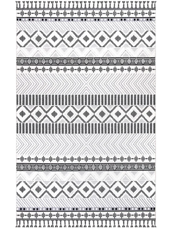 Destan Halı LUPİN 18560 Iskandinav Tarz Dokuma Modern Desenli Halı