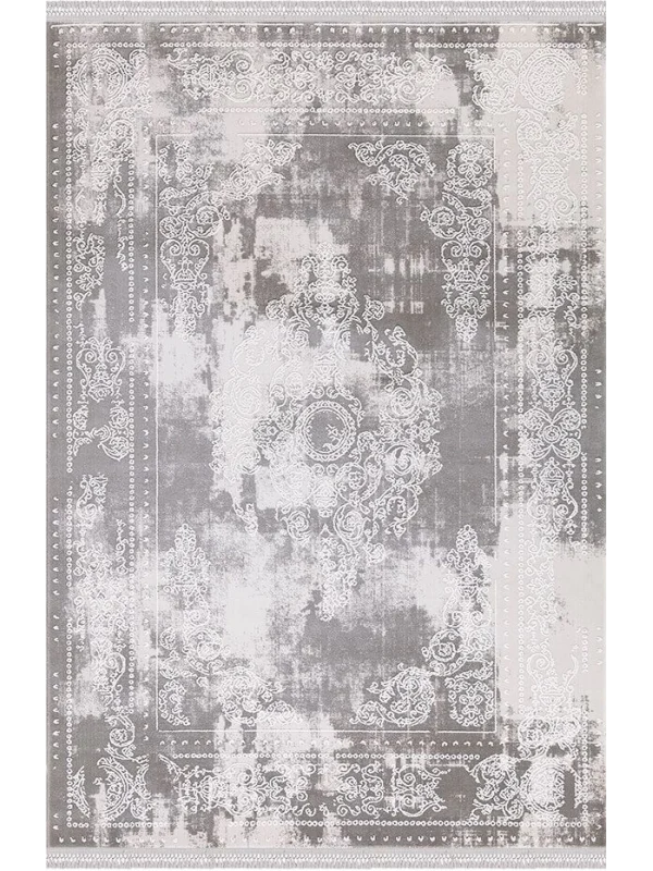 Destan Halı Monaco 13406 Klasik Desenli Uzun Ömürlü Bambu Makine Halısı