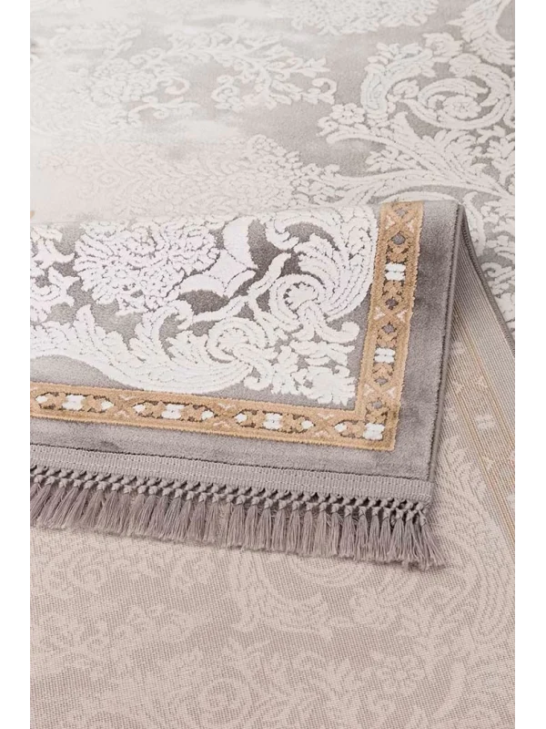 Destan Halı Monaco 13421 Klasik Desenli Uzun Ömürlü Bambu Makine Halısı