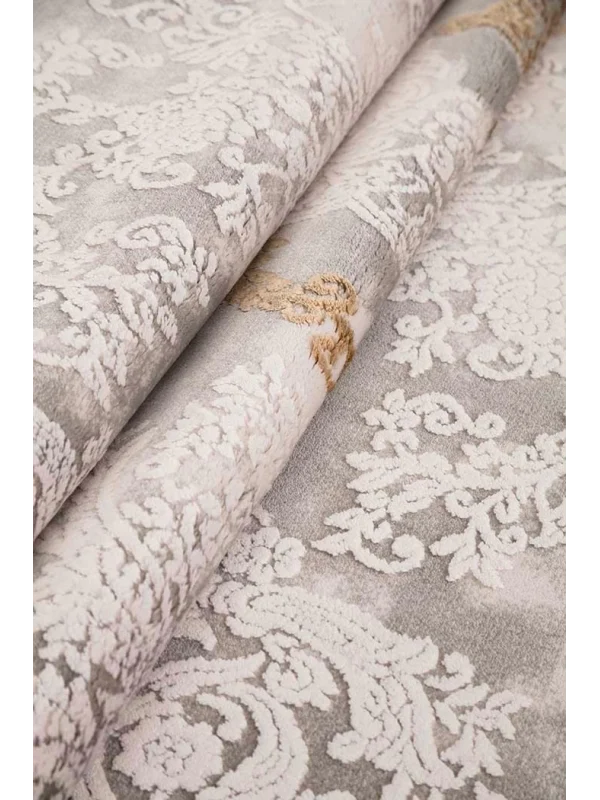 Destan Halı Monaco 13421 Klasik Desenli Uzun Ömürlü Bambu Makine Halısı