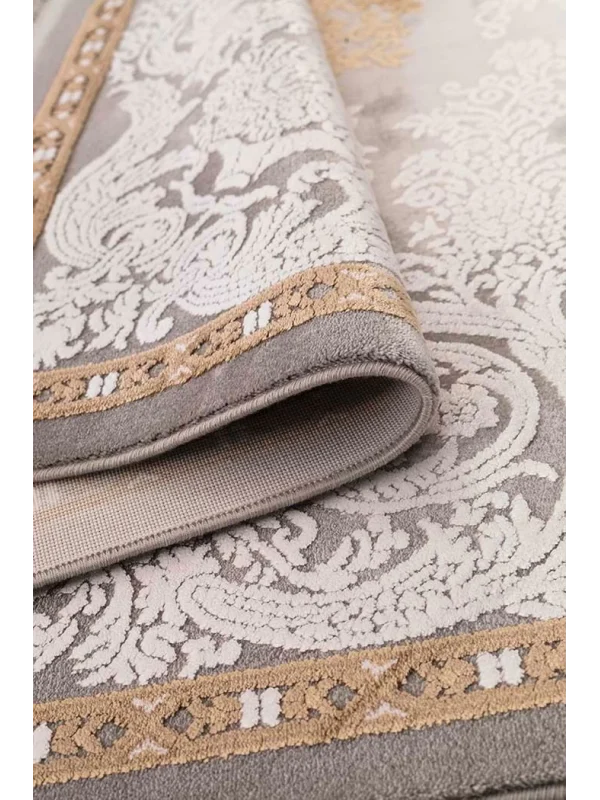 Destan Halı Monaco 13421 Klasik Desenli Uzun Ömürlü Bambu Makine Halısı