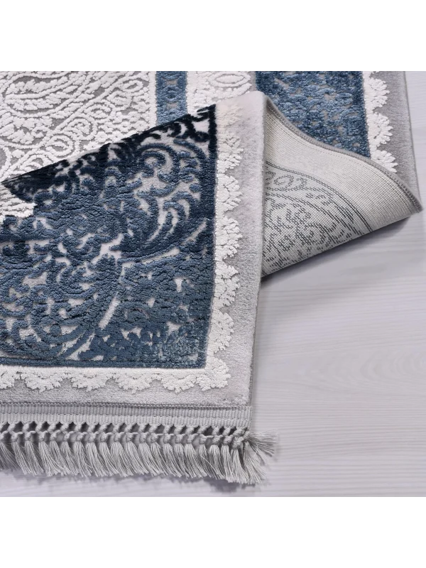 Destan Halı Monaco 13615 Klasik Desenli Uzun Ömürlü Bambu Makine Halısı