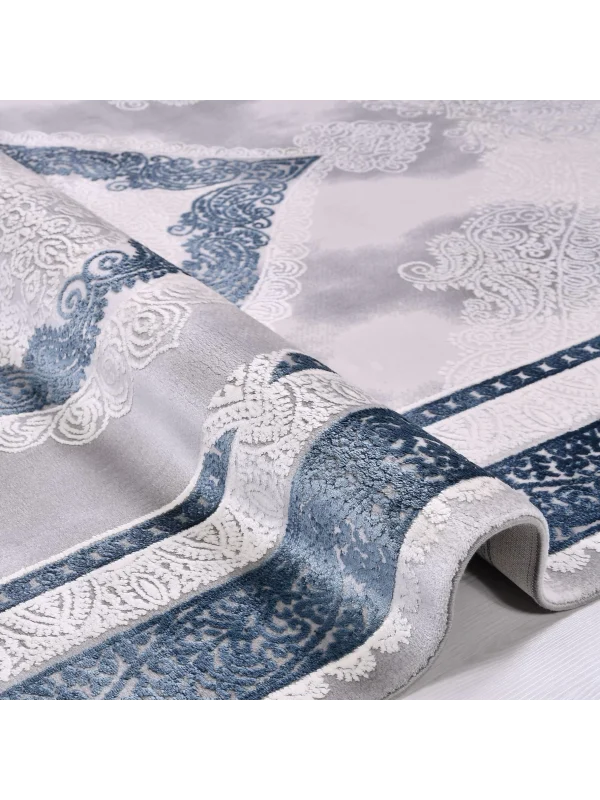 Destan Halı Monaco 13615 Klasik Desenli Uzun Ömürlü Bambu Makine Halısı