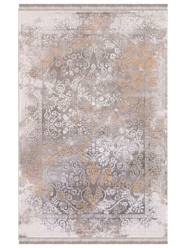 Destan Halı Monaco 13636 Klasik Desenli Uzun Ömürlü Bambu Makine Halısı