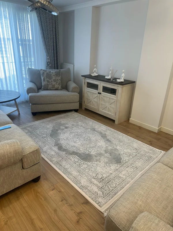 Destan Halı Monaco 13637 Klasik Desenli Uzun Ömürlü Bambu Makine Halısı