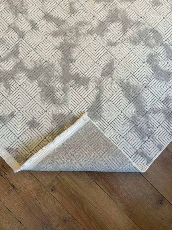 Destan Halı Nova İnce Yapılı ve Modren Hav Toz Vermez Kolay Temizlenebilir Makine Halısı 3504