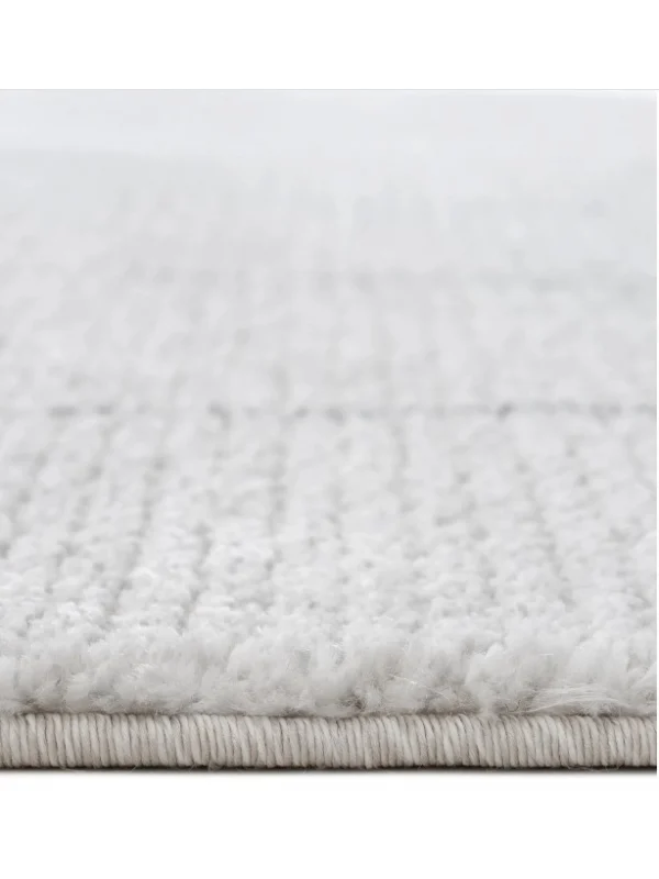 Destan Halı Odense Robot Süpürgeye Uygun Modern Desenli Kolay Temizlenebilir Salon Halısı A2051D Gri