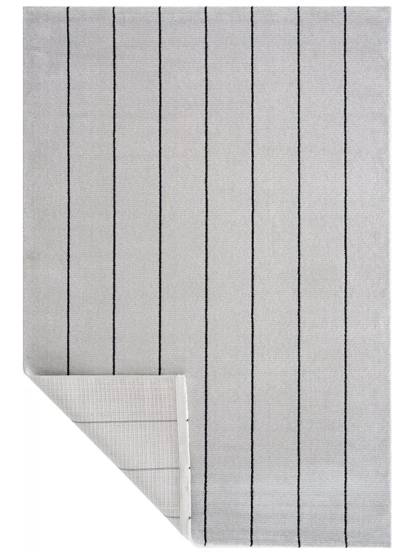 Destan Halı Odense Robot Süpürgeye Uygun Modern Desenli Kolay Temizlenebilir Salon Halısı A2051D Gri