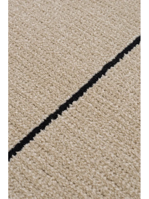 Destan Halı Odense Robot Süpürgeye Uygun Modern Desenli Kolay Temizlenebilir Salon Halısı A2051F Vizon