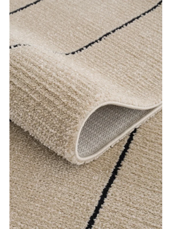 Destan Halı Odense Robot Süpürgeye Uygun Modern Desenli Kolay Temizlenebilir Salon Halısı A2051F Vizon