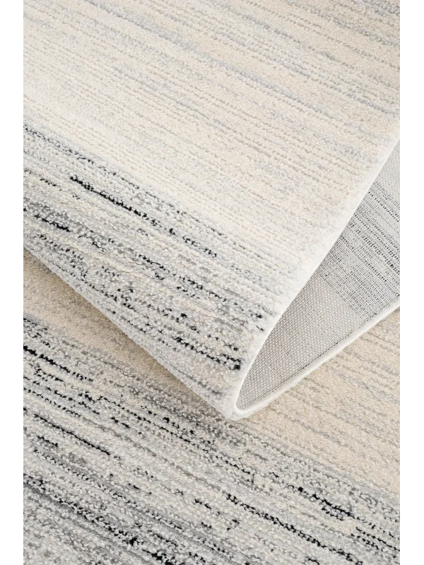 Destan Halı Odense Robot Süpürgeye Uygun Modern Desenli Kolay Temizlenebilir Salon Halısı A2066B Krem Gri