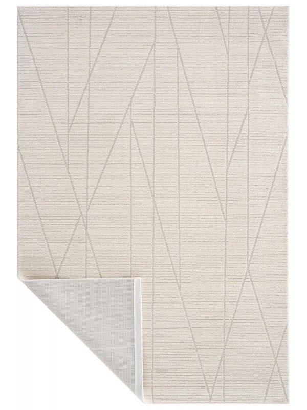 Destan Halı Odense Robot Süpürgeye Uygun Modern Desenli Kolay Temizlenebilir Salon Halısı A2071A Krem