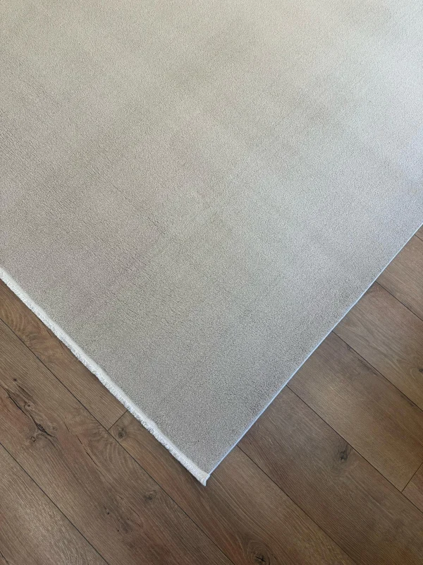 Destan Halı Palermo Yumuşak Yapılı Microfiber Toz Tüy Çıkarmaz Modern Salon Oturma Odası Yatak Odası Halısı Bej